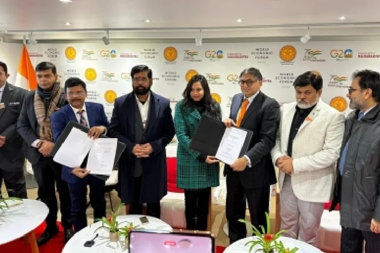 Maharashtra Signs MoUs Worth Rs 46K Cr At Davos WEF