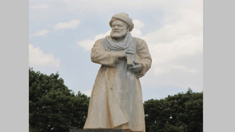 Statue of Ibn Sina at Hamadan, Iran