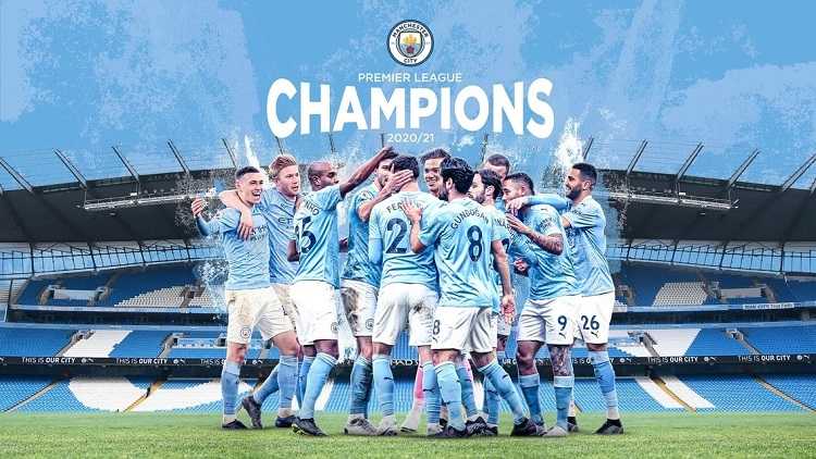 Manchester City crowned Premier League champions 