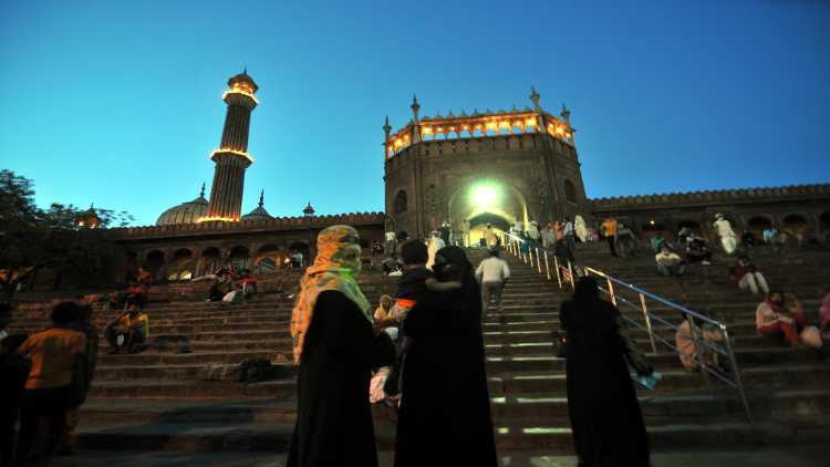 People at Jama Masjid during Ramazan (File )