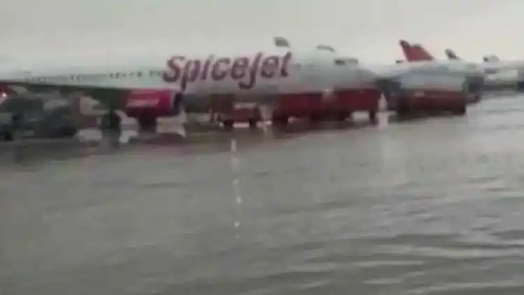 Delhi airport flooded after record rain