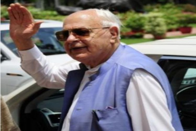 Former J&K Chief Minister Farooq Abdullah