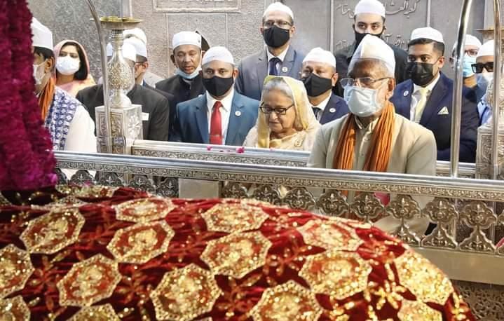 sheikh hasina visits ajmer