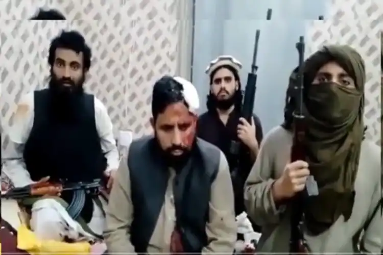 Video grab of the post of TTP