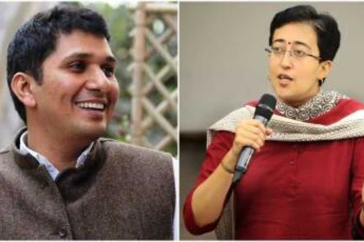 Saurabh Bharadwaj and Atishi 