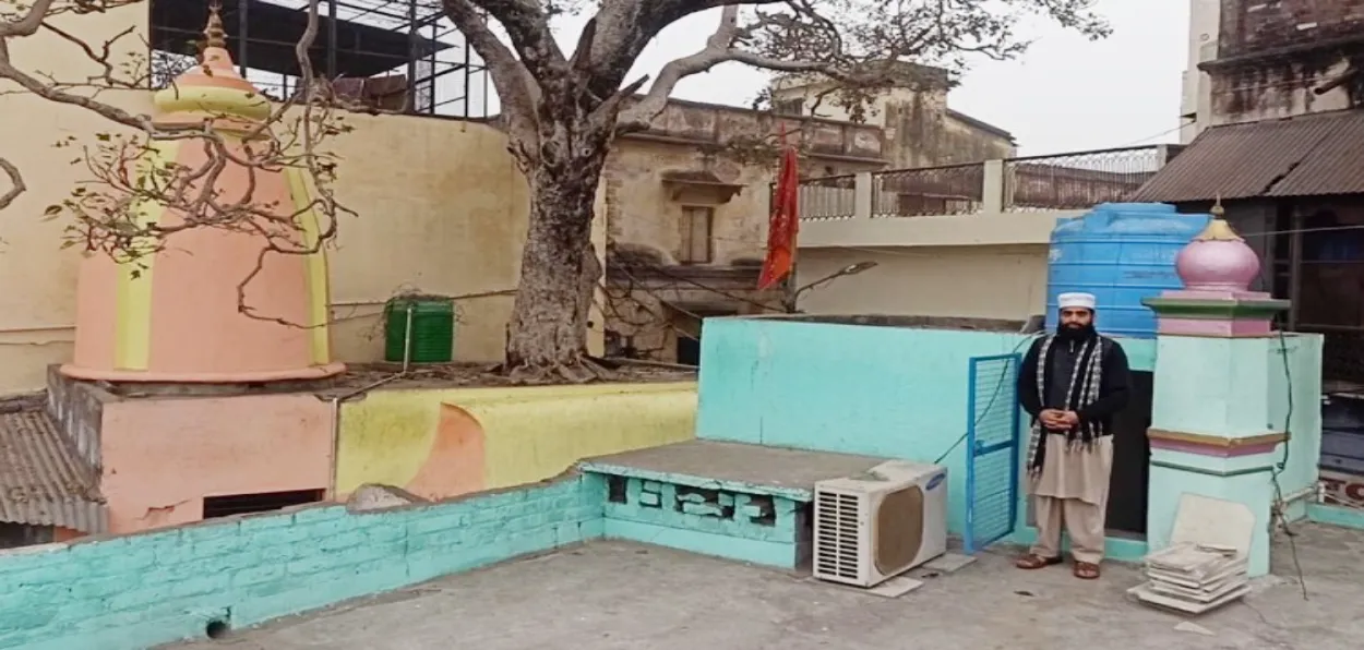 Hafiz Jan Alalm, Imam of the Panditji's mosque inside the mosque in Bareilly, UP