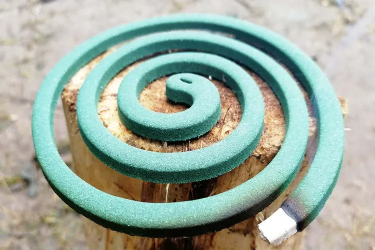 A mosquito coil