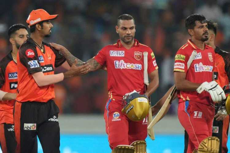 Shikhar Dhawan was the lone warrior for PBKS with an unbeaten 99