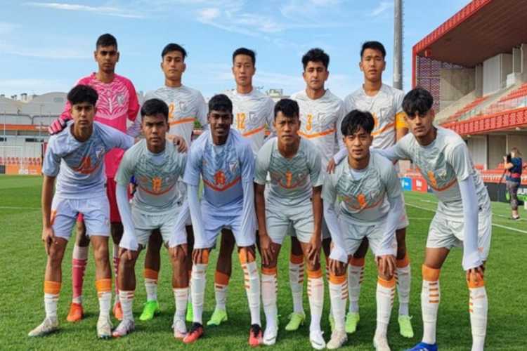 The Indian U-17 football team is on a friendly tour of Europe