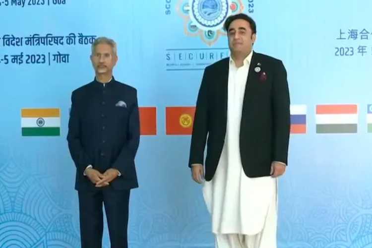 S Jaishankar with Bilawal Bhutto Zardari