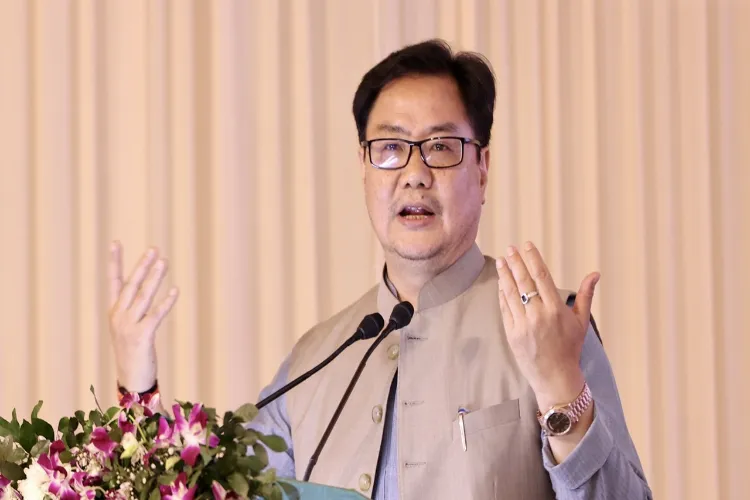  Union Law Minister Kiren Rijiju