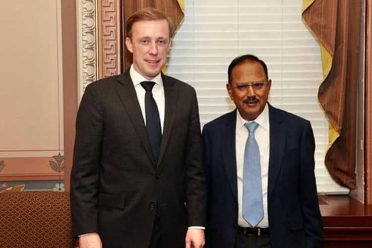 US NSA Jack Sullivan with NSA Ajit Doval