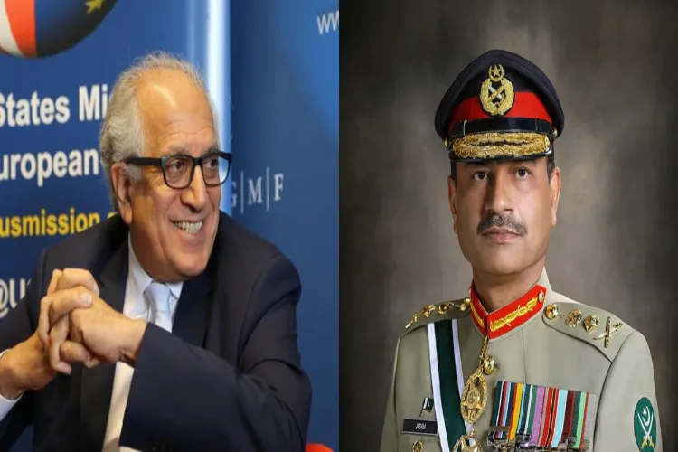 Zalmay Khalilzad and General Asim Munir