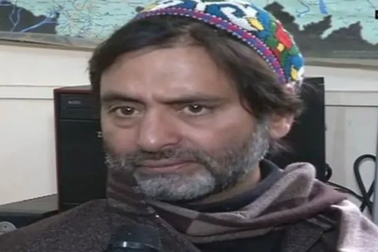 Yasin Malik, chief of the Jammu and Kashmir Liberation Front (JKLF) 