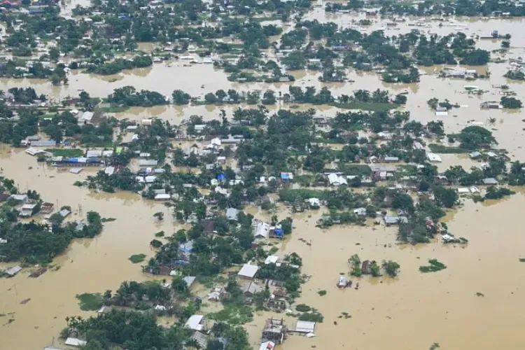 Assam Floods: 67 Villages Submerged In Lakhimpur, Crops Damaged