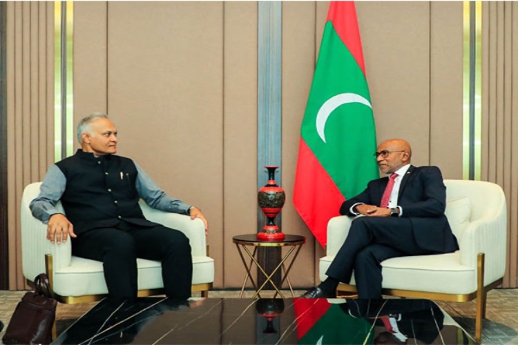 MEA Secretary with Maldives Foreign Secretary