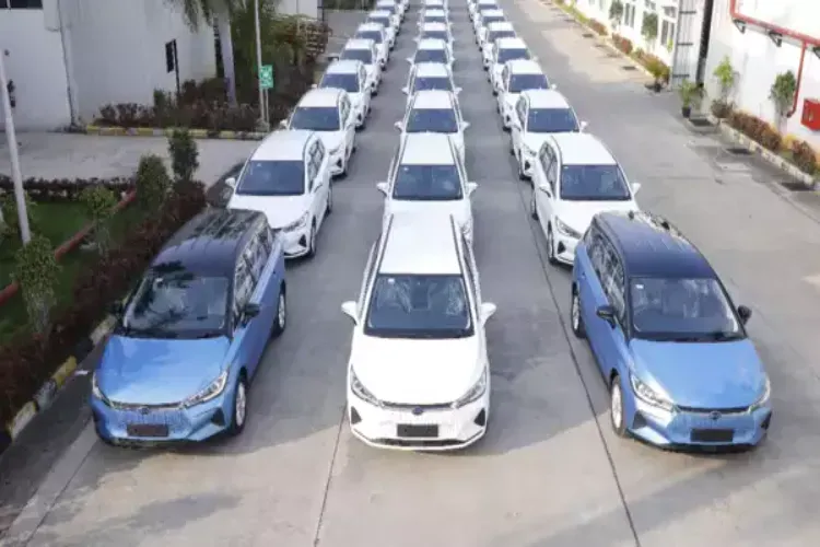 Cars manufactured by Chinese EV giant BYD