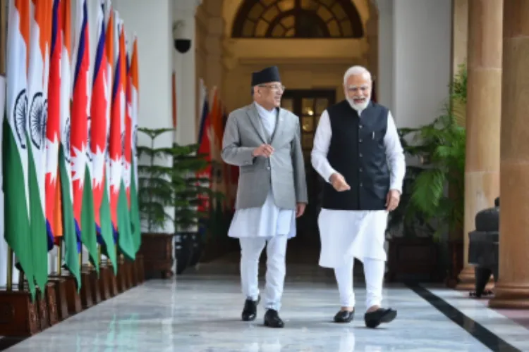 The two leaders reviewed various aspects of the India-Nepal bilateral cooperation