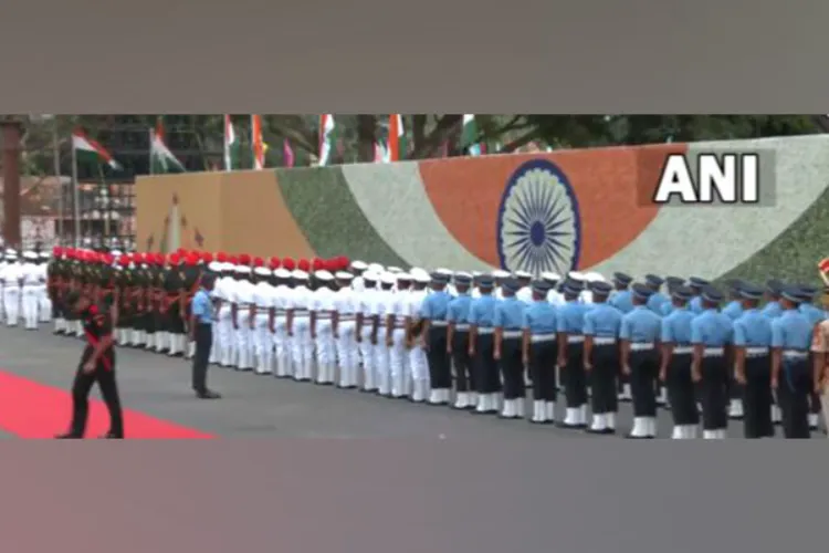 A glimpse of the full dress rehearsals for Independence Day celebrations at Red Fort