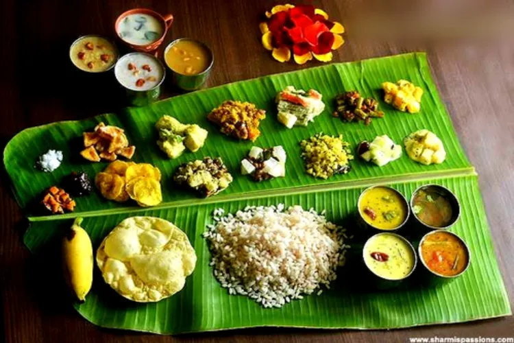 Main attraction of Thiruvonam festival is the traditional 26 dish Onam feast