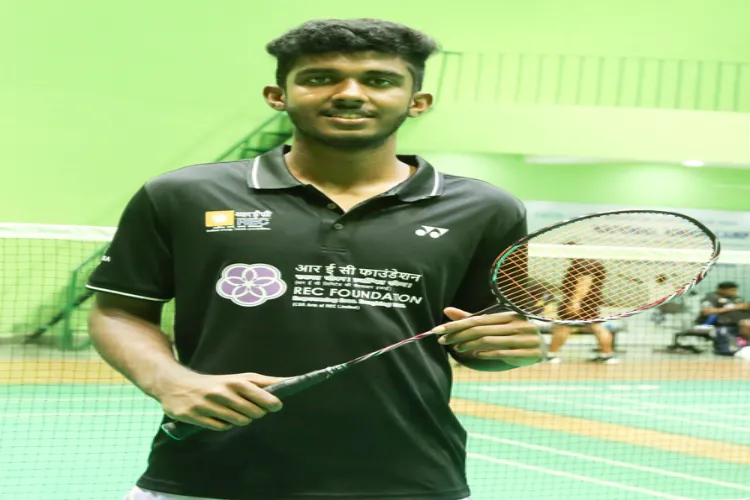 Indian shuttler Ayush Shetty