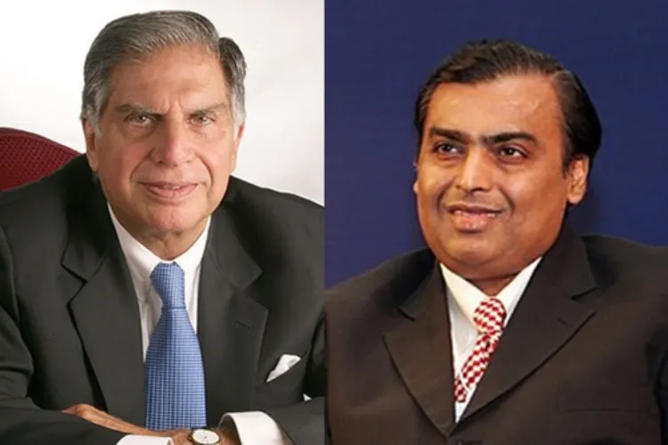 Ratan Tata and Mukesh Ambani