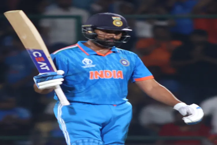 Indian skipper Rohit Sharma 