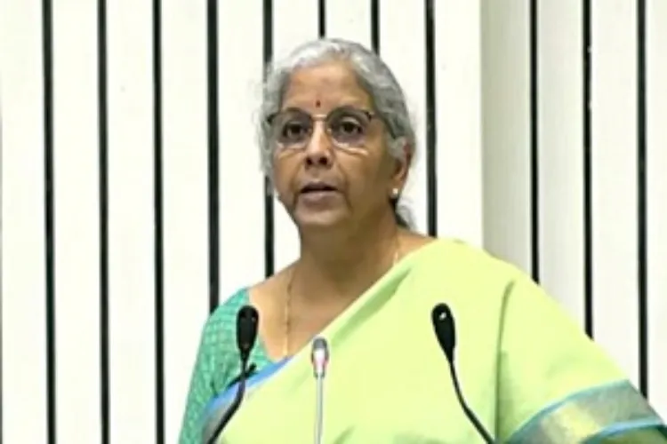 Finance Minister Nirmala Sitharaman