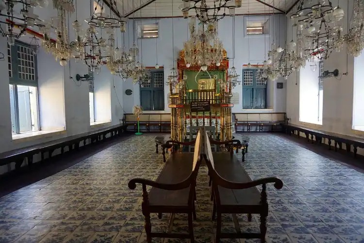 Pardeshi Synagogue in Mattancherry, Kochi