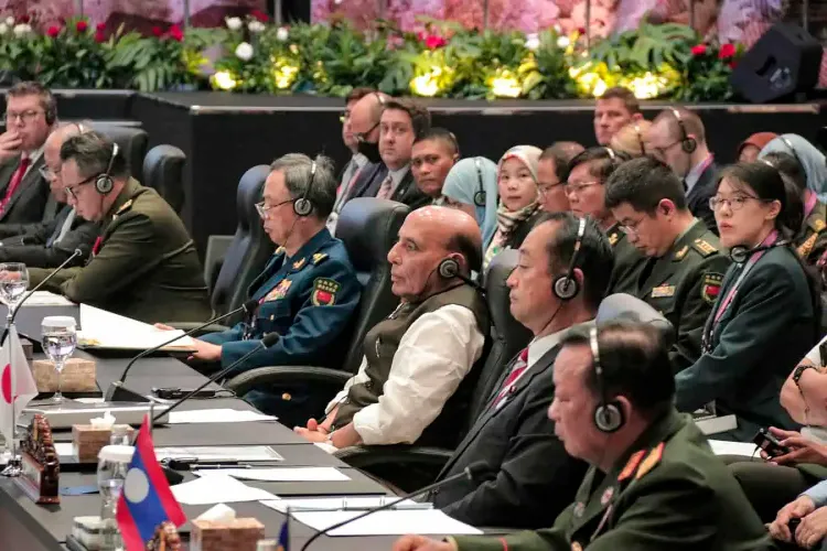 Defence Minister Rajnath Singh at the 10th ASEAN Defence Ministers’ Meeting - Plus