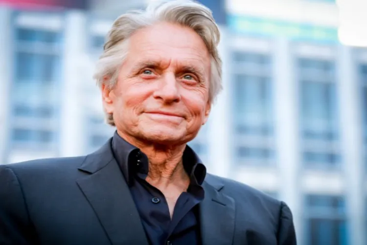 American actor and film producer Michael Douglas 