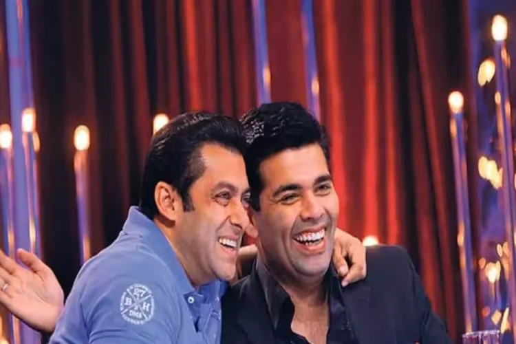 Bollywood heart-throb Salman Khan and Ace director Karan Johar