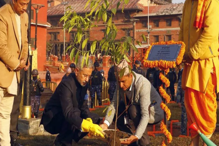 External Affairs Minister S. Jaishankar at the Pashupatinath temple in Kathmandu