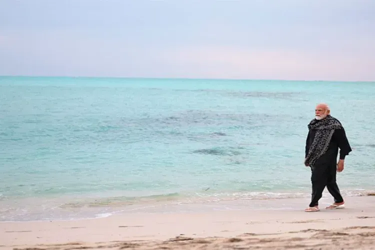 Prime Minister Narendra Modi in Lakshadweep