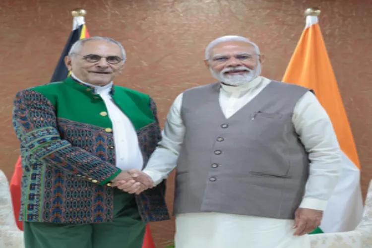  President of Timor-Leste, Dr Jose Ramos Horta with Prime Minister Narendra Modi