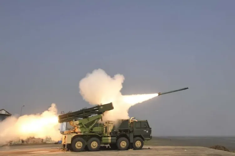 India's multi-barrel rocket launcher