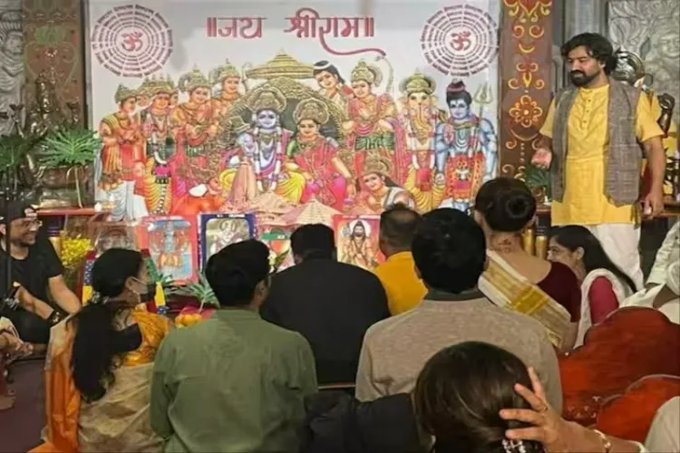 A section of the Indian community in Taiwan holding 'Keertan- Bhajan'