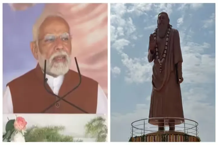 PM Modi unveils statue of Sant Ravidas in Varanasi