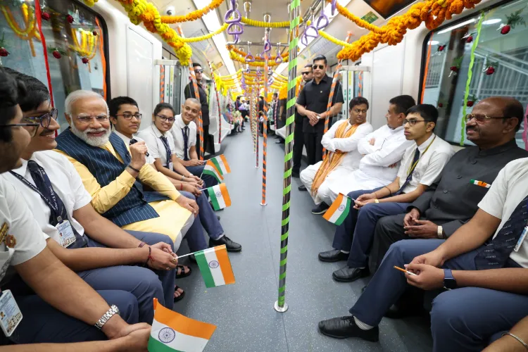 Prime Minister Narendra Modi, WB Governor CV Ananda Bose and others took a ride in an underwater metro