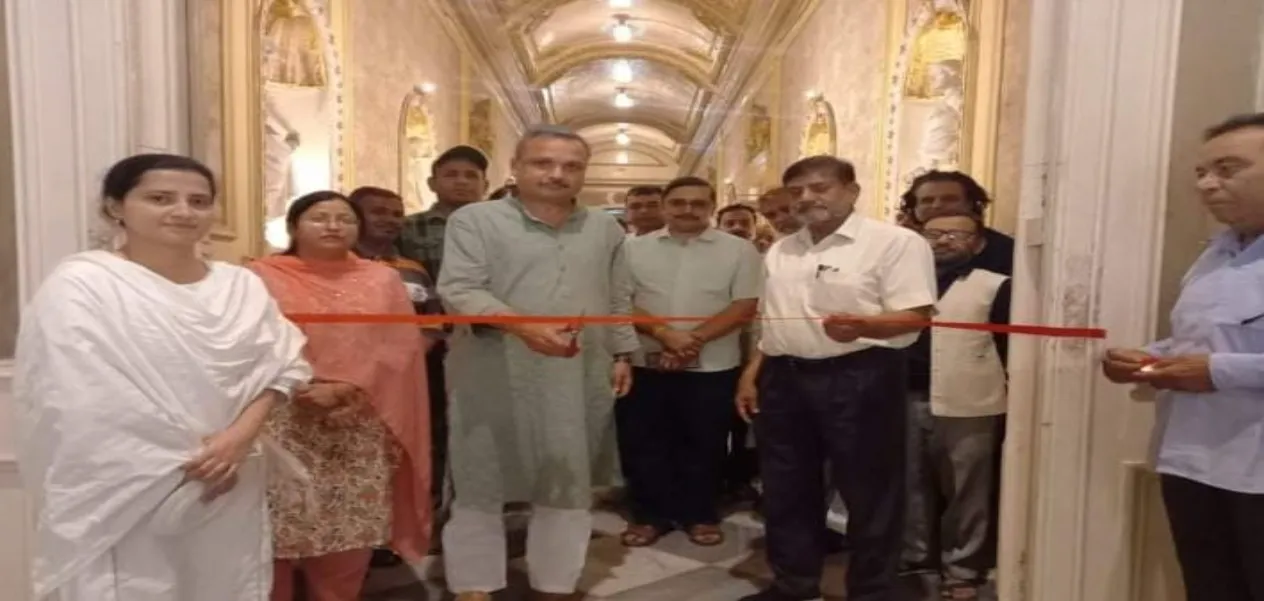 Dr Pushkar Mishra, Director of Rampur Raza Library and Museum inaugurating the Exhibition on Holy Quran