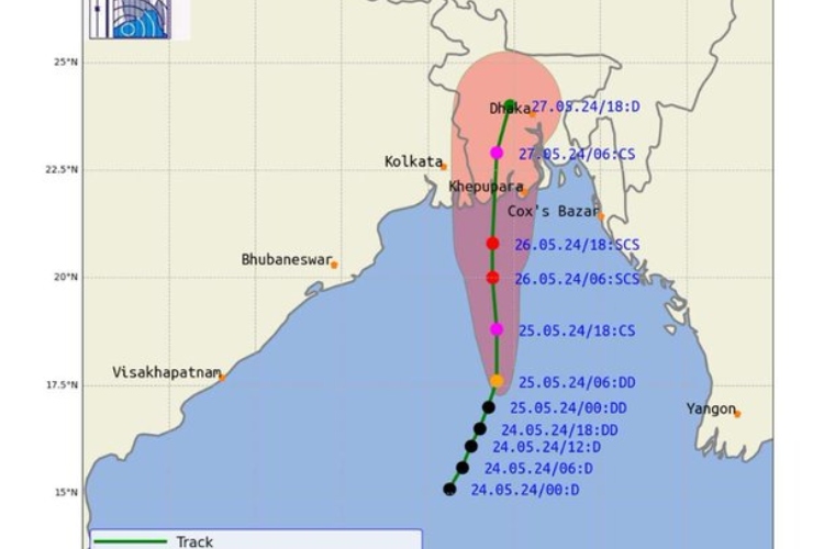 IMP graphic showing the route of Remal