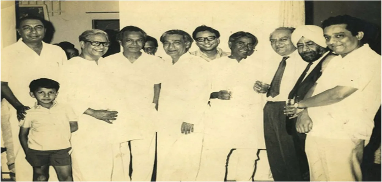 Sahir, Majrooh Sultanpuri, Naushad, Jan Nisar Akhtar, R D Burman, Akhtarul Iman, Faiz Ahmad Faiz, Rajinder Singh Bedi