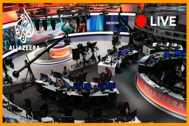 Al Jazeera newsroom