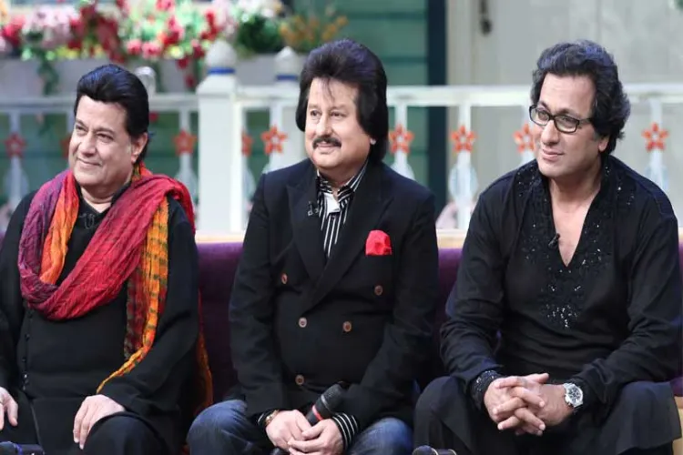 Singers Anup Jalota, Pankaj Udhas and Talat Aziz last appeared together on the sets of Kapil Sharma