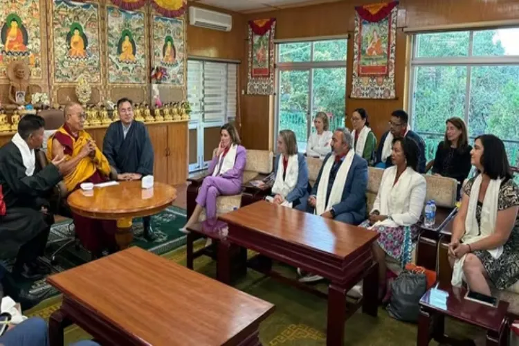 US delegation members with Dalai Lama 