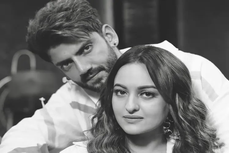 Actors Sonakshi Sinha and Zaheer Iqbal