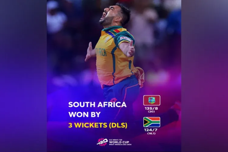 South Africa moves to Semifinals