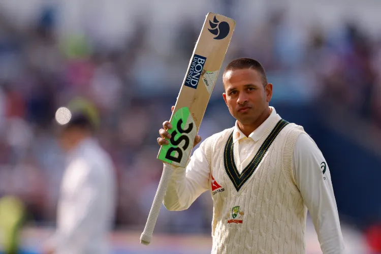 Opening batter Usman Khawaja