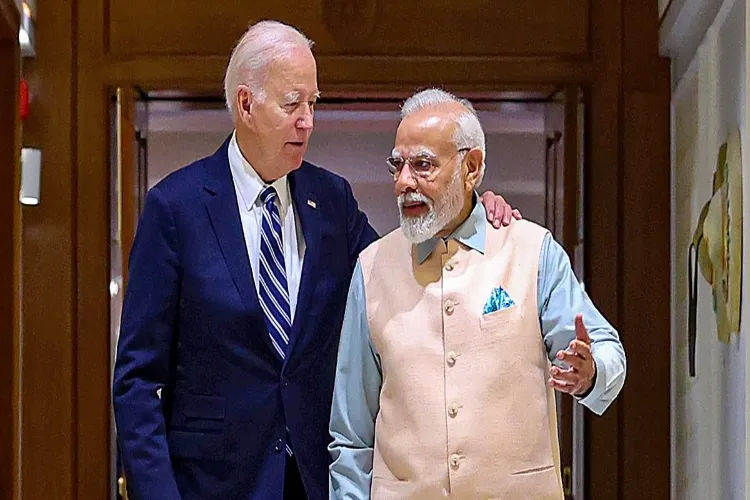 US President Joe Biden with PM Modi