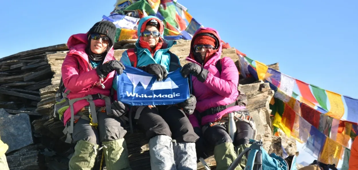 Sunmbul Rahman at Summit of Stok Kangri in Ladakh